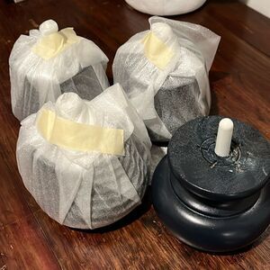 Set of Furniture Wood Leg Tips Pack of 4 New in Package/Box